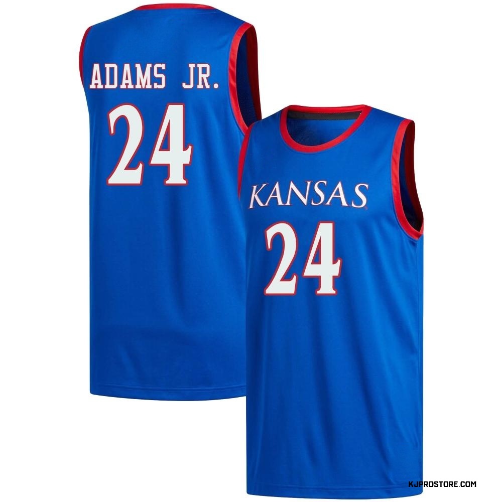 Kevin Mccullar Jr Unisex Adidas Royal Kansas Jayhawks Pick-A-Player NIL Men's Basketball Jersey Size: Medium